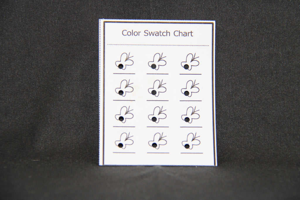 5 nuanciers de 12 couleurs avec des motifs différents