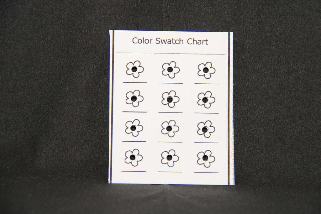 5 Color cards of 12 colors, choice of different motifs