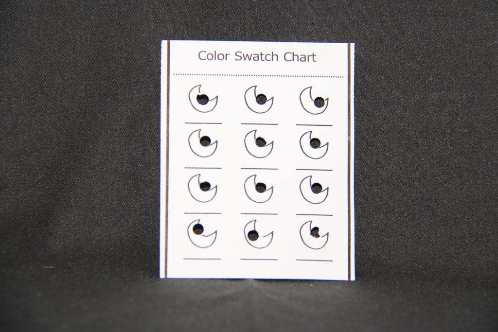 5 nuanciers de 12 couleurs avec des motifs différents