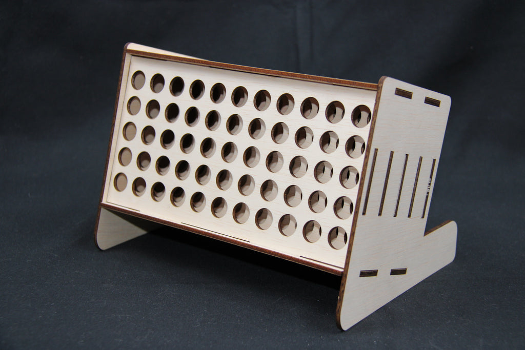 Houten stiften organizer voor guangna set van 55 stuks